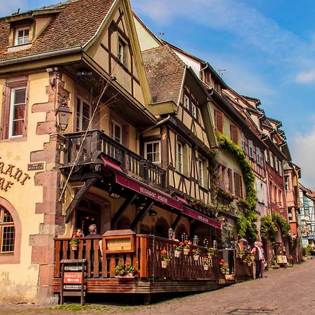 Hotel Au Cerf Riquewihr Exterior foto